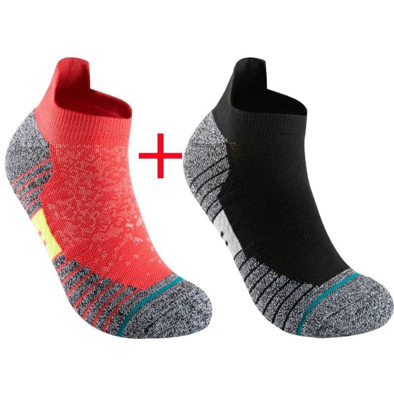 image-2 Pairs Bike Socks Men Nurse Compression Cycling For Women Mtb Guard Socks Stockings Sport Grip Barre Socks Invisible socks
