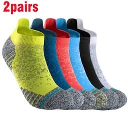 image-2 Pairs Bike Socks Men Nurse Compression Cycling For Women Mtb Guard Socks Stockings Sport Grip Barre Socks Invisible socks