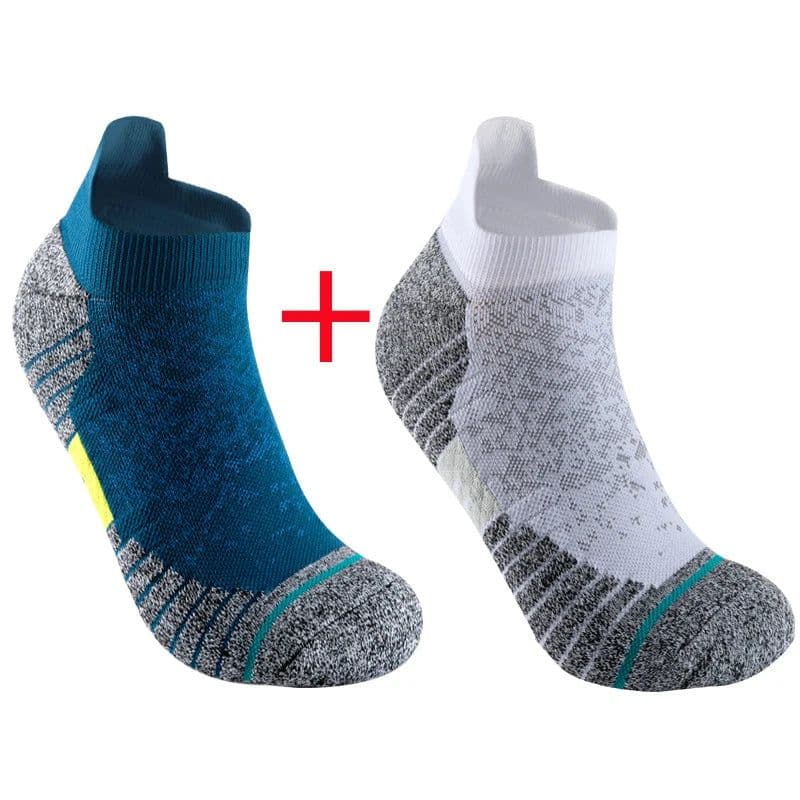 image-2 Pairs Bike Socks Men Nurse Compression Cycling For Women Mtb Guard Socks Stockings Sport Grip Barre Socks Invisible socks