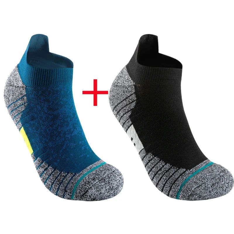 image-2 Pairs Bike Socks Men Nurse Compression Cycling For Women Mtb Guard Socks Stockings Sport Grip Barre Socks Invisible socks