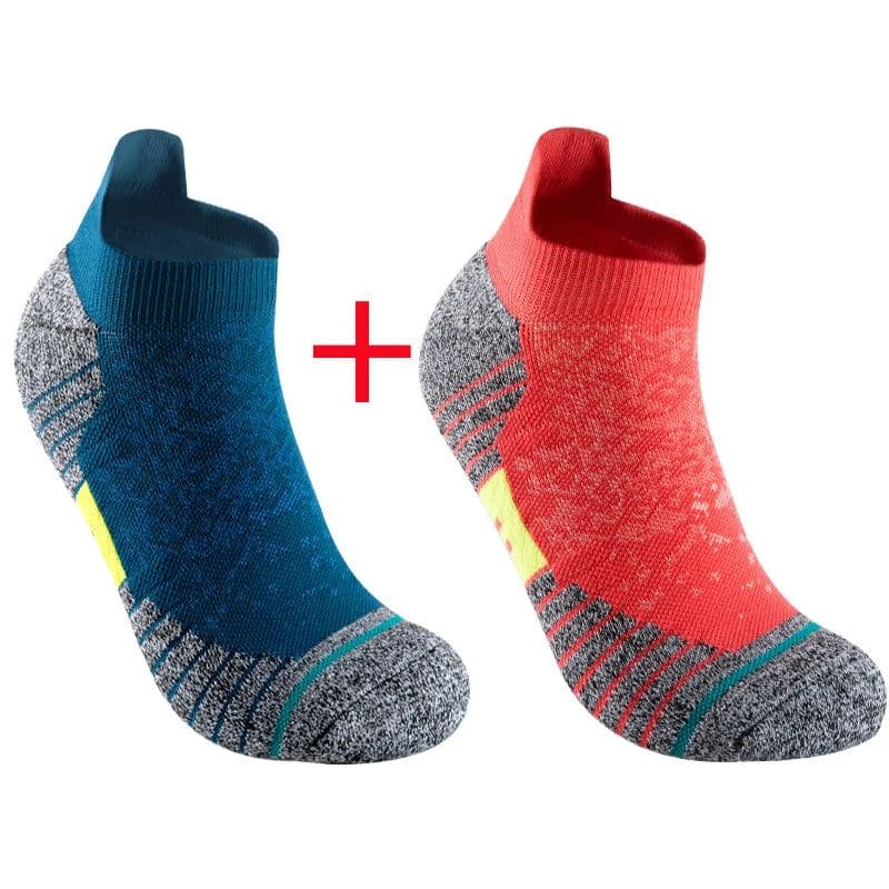 image-2 Pairs Bike Socks Men Nurse Compression Cycling For Women Mtb Guard Socks Stockings Sport Grip Barre Socks Invisible socks