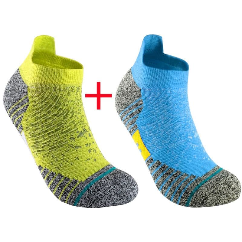 image-2 Pairs Bike Socks Men Nurse Compression Cycling For Women Mtb Guard Socks Stockings Sport Grip Barre Socks Invisible socks