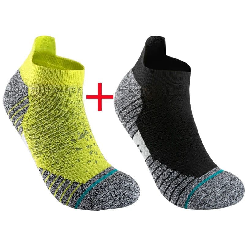 image-2 Pairs Bike Socks Men Nurse Compression Cycling For Women Mtb Guard Socks Stockings Sport Grip Barre Socks Invisible socks
