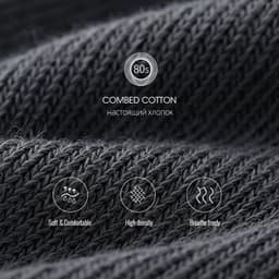 image-HSS Brand 100% Cotton Men Socks Summer Thin Breathable Socks High Quality No Show Boat Socks Black Short For Students Size 39-44