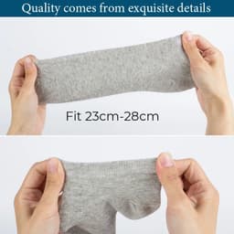 image-HSS Brand 100% Cotton Men Socks Summer Thin Breathable Socks High Quality No Show Boat Socks Black Short For Students Size 39-44