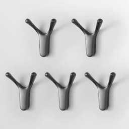 image-SARIHOSY 1/5Pcs Gold Wall Hooks Bathroom Accessories for Towel Coat Key Golden Coat Hooks Y-Shaped Decorative Hook