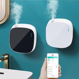 image-Smart Fragrance Oil Diffuser App Control Battery Operated Electric 100ML Aroma Diffuser Scent Air Freshener Home OfficeToilet