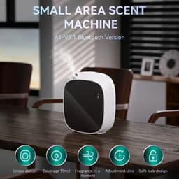 image-Smart Fragrance Oil Diffuser App Control Battery Operated Electric 100ML Aroma Diffuser Scent Air Freshener Home OfficeToilet