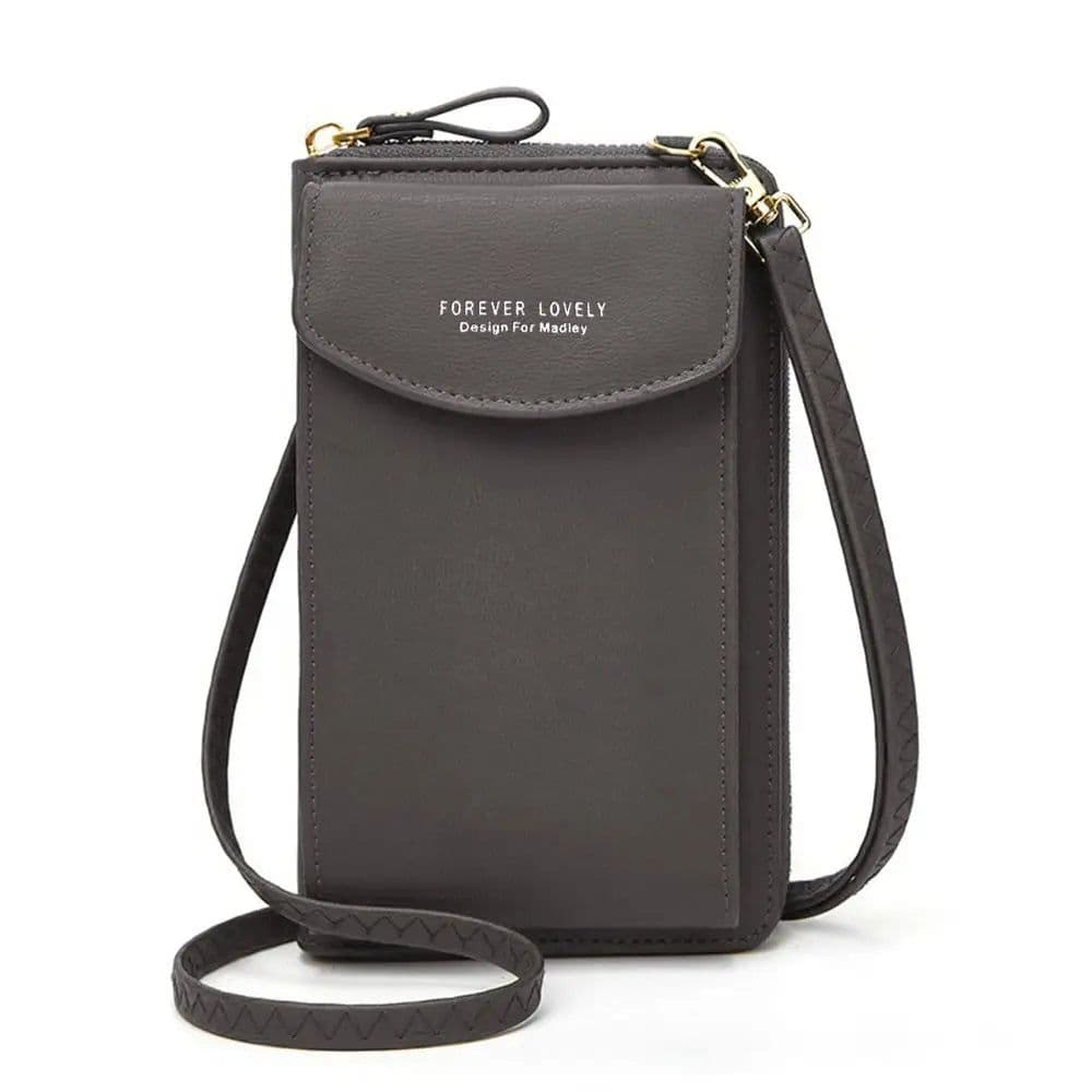 image-Large Capacity Purses Fashion Mobile Phone Bags Multifunctional Shoulder Strap Bag PU Leather Card Holder Girls Accessories