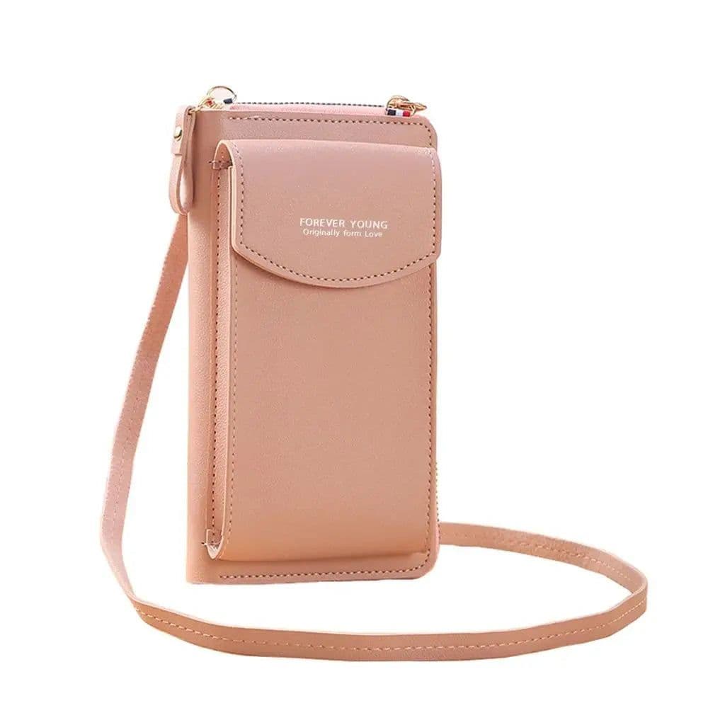image-Large Capacity Purses Fashion Mobile Phone Bags Multifunctional Shoulder Strap Bag PU Leather Card Holder Girls Accessories