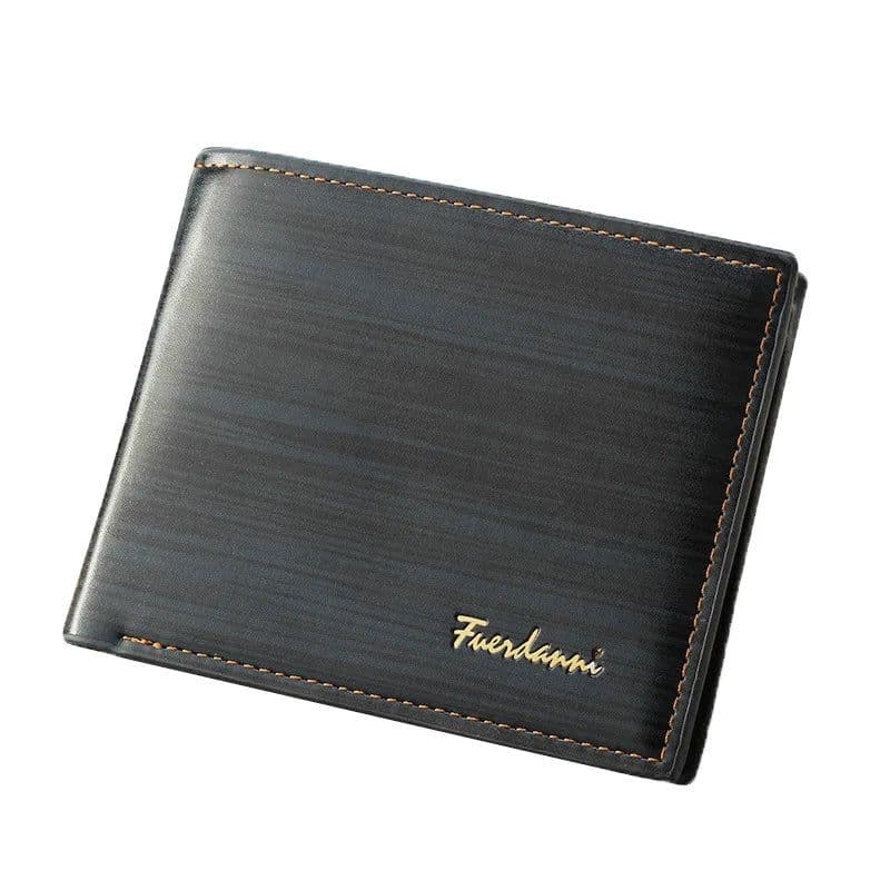 image-2024 New Men's Wallet Casual Carteras Short Wallet Men PU Leather Billetera Hombre Luxury Small Zipper Coins Bag Cartera Hombr