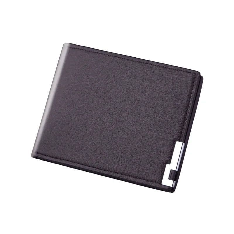 image-2024 New Men's Wallet Casual Carteras Short Wallet Men PU Leather Billetera Hombre Luxury Small Zipper Coins Bag Cartera Hombr