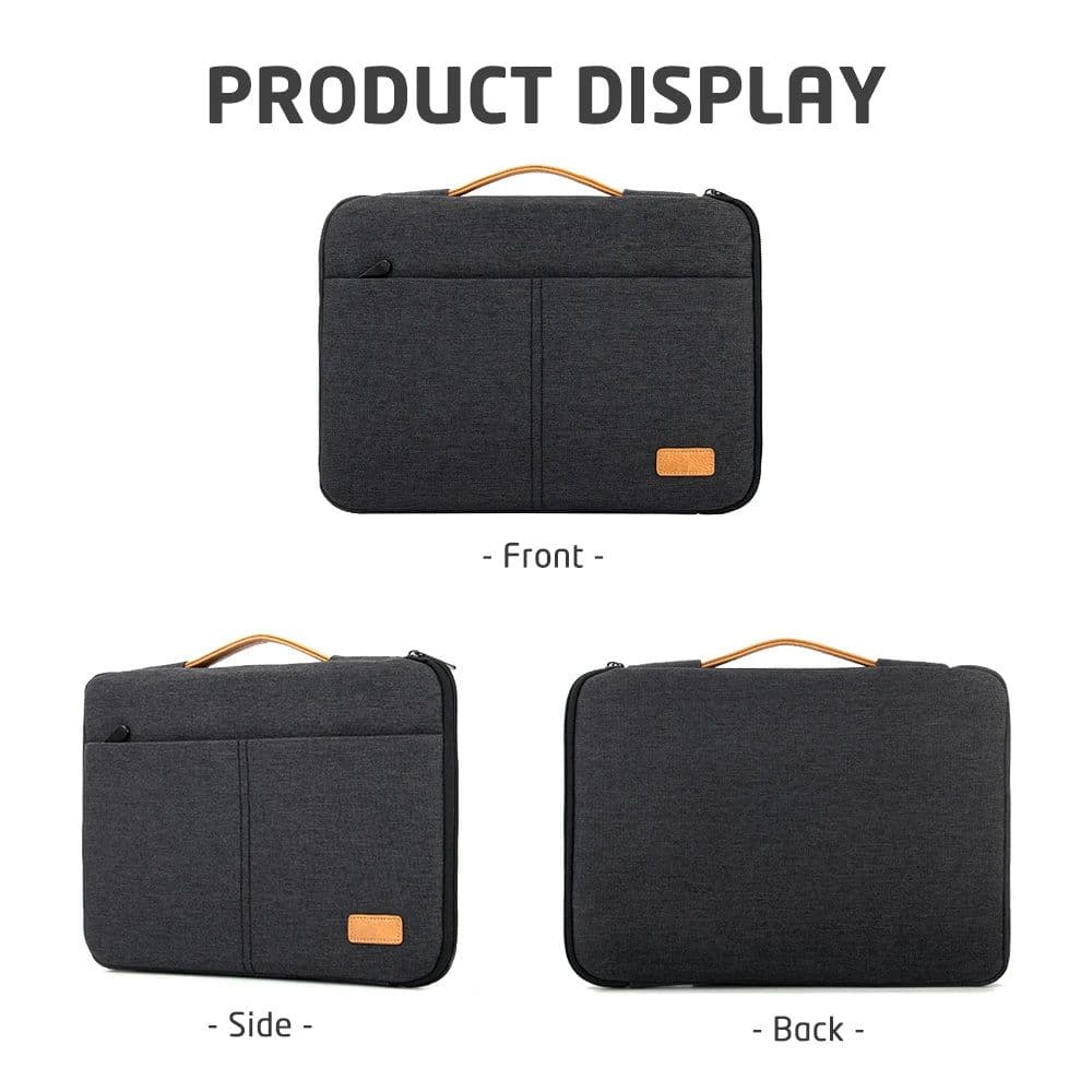 image-Protective Laptop Sleeve Case for 13.3 14 15.6 16 Inch New MacBook Pro M3 Max M2 M1 Slim Carrying Laptop Bag Men Women