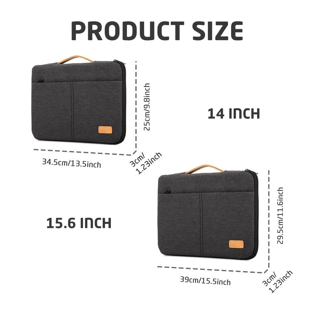 image-Protective Laptop Sleeve Case for 13.3 14 15.6 16 Inch New MacBook Pro M3 Max M2 M1 Slim Carrying Laptop Bag Men Women