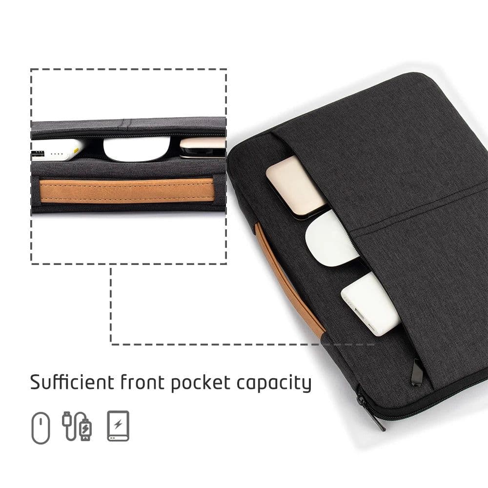 image-Protective Laptop Sleeve Case for 13.3 14 15.6 16 Inch New MacBook Pro M3 Max M2 M1 Slim Carrying Laptop Bag Men Women