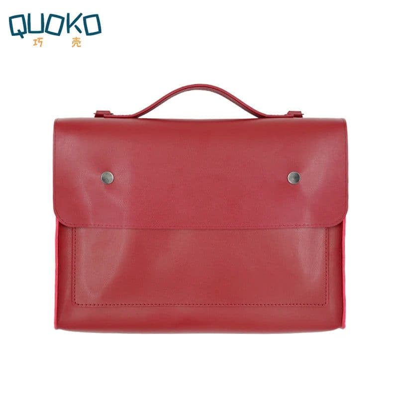 image-Laptop Bag 13.3 14 15.6 Inch Waterproof Notebook Case Sleeve For Macbook Air Pro Computer Shoulder Handbag Women Men Briefcase