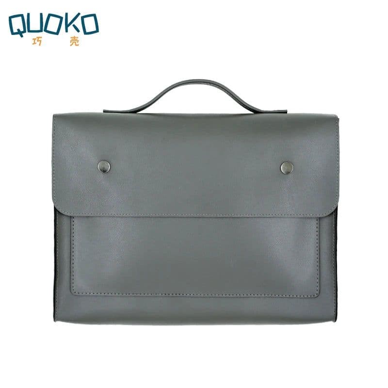 image-Laptop Bag 13.3 14 15.6 Inch Waterproof Notebook Case Sleeve For Macbook Air Pro Computer Shoulder Handbag Women Men Briefcase