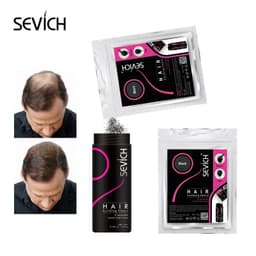 image-Hair Fibers Hair Building Keratin Powder Hair Color Volume Product Care Treatment Black/Dark Brown 300g Refill