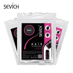 image-Hair Fibers Hair Building Keratin Powder Hair Color Volume Product Care Treatment Black/Dark Brown 300g Refill