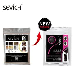 image-Hair Fibers Hair Building Keratin Powder Hair Color Volume Product Care Treatment Black/Dark Brown 300g Refill