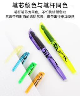 image-PILOT SW-FL Frixion Erasable Highlighter Pastel Color Fluorescent Marker Pen 12 Colors Japan