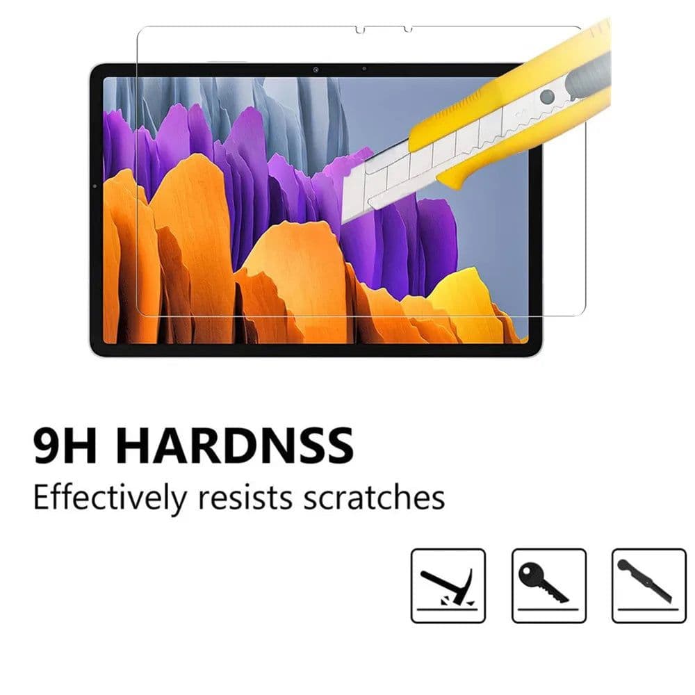image-3Piece Glass Protector for Samsung Galaxy Tab S9 S8 Screen Protective Film for Samsung Galaxy Tab S7 Plus Fe Lite S8 Plus Ultra
