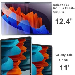 image-3Piece Glass Protector for Samsung Galaxy Tab S9 S8 Screen Protective Film for Samsung Galaxy Tab S7 Plus Fe Lite S8 Plus Ultra