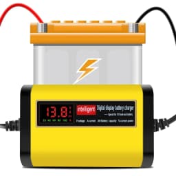image-Car Battery Charger Car Accessories 3 Stages Lead Acid AGM GEL Battery-chargers