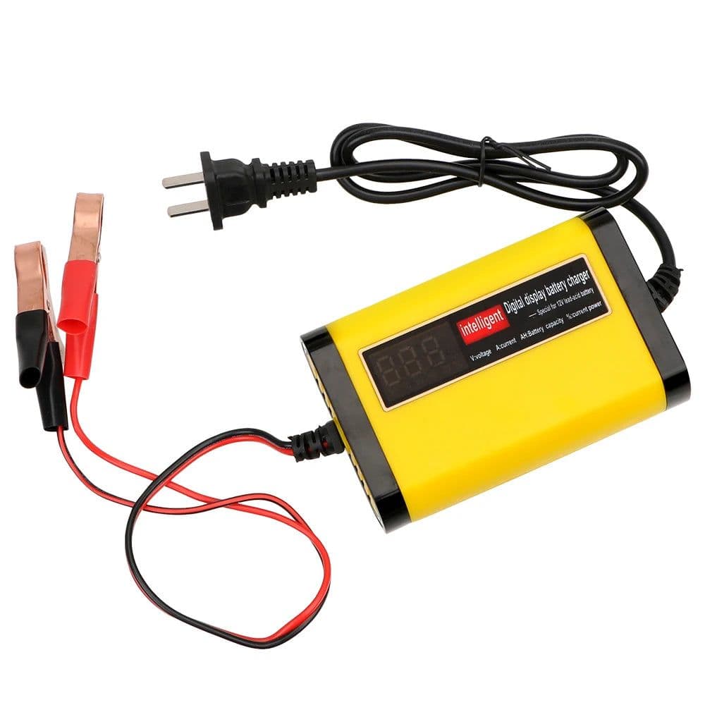 image-Car Battery Charger Car Accessories 3 Stages Lead Acid AGM GEL Battery-chargers