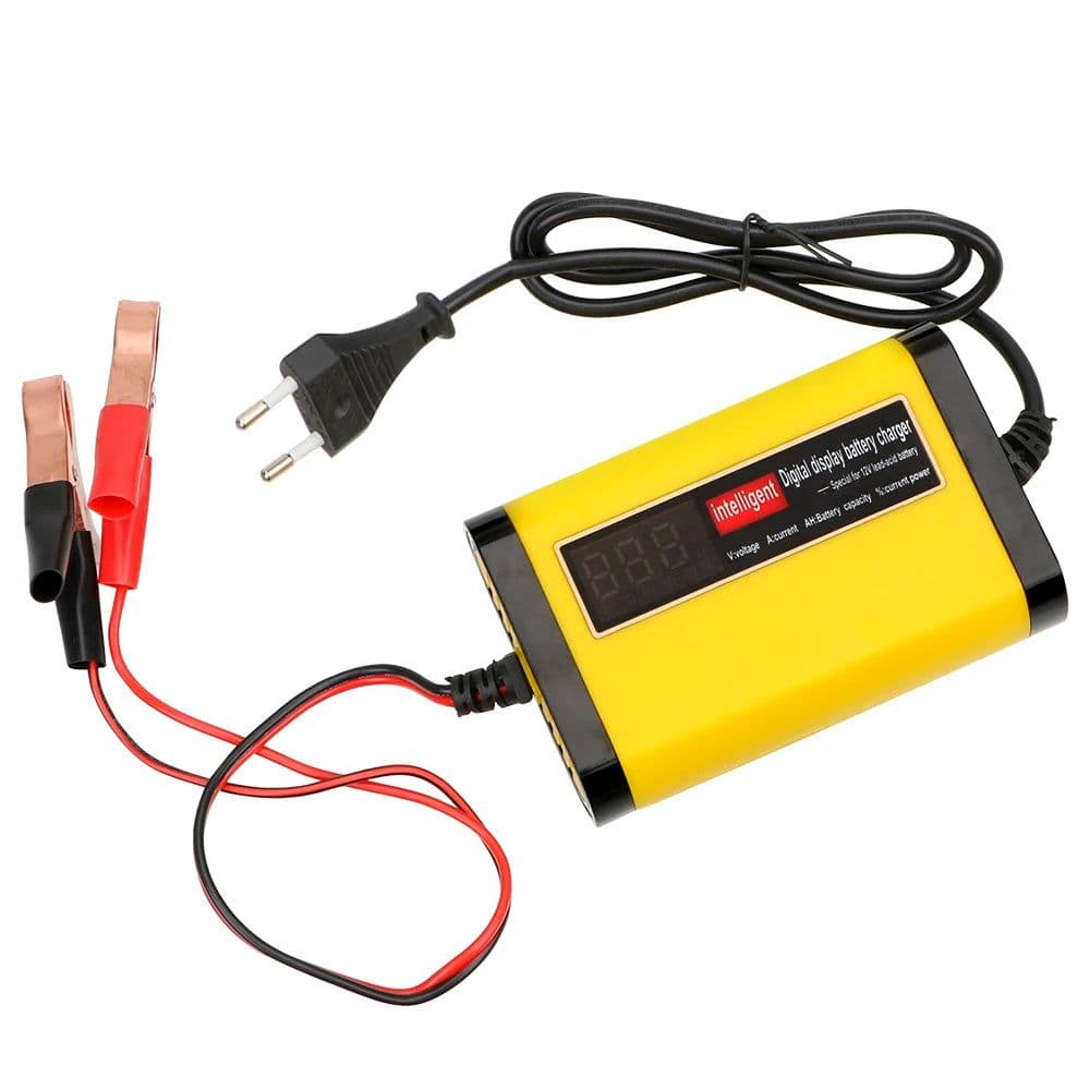 image-Car Battery Charger Car Accessories 3 Stages Lead Acid AGM GEL Battery-chargers