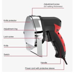 image-Roast Meat Slicer Commercial Electric Kebab Knife Shawarma Cutter Handheld BBQ Beaf Cutting Machine Gyro Knife