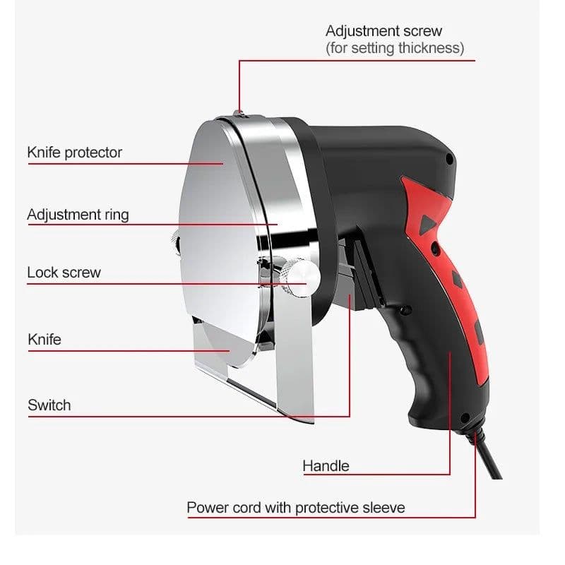 image-Roast Meat Slicer Commercial Electric Kebab Knife Shawarma Cutter Handheld BBQ Beaf Cutting Machine Gyro Knife