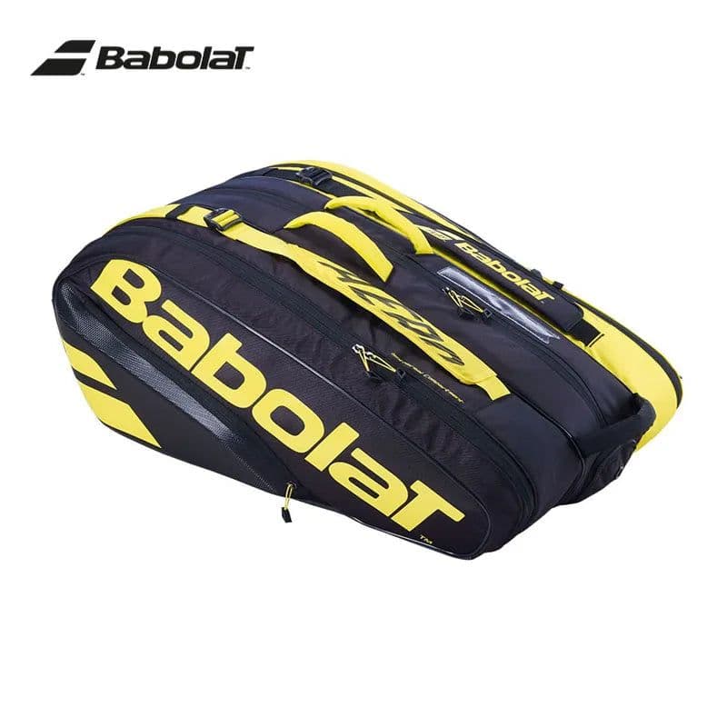 image-Purple Edition BABOLAT Pure Aero Rafa 6Pack Tennis Bag Nadal Court Tennis Racket Bag Durable Unisex Padel Squash Tenis Backpack