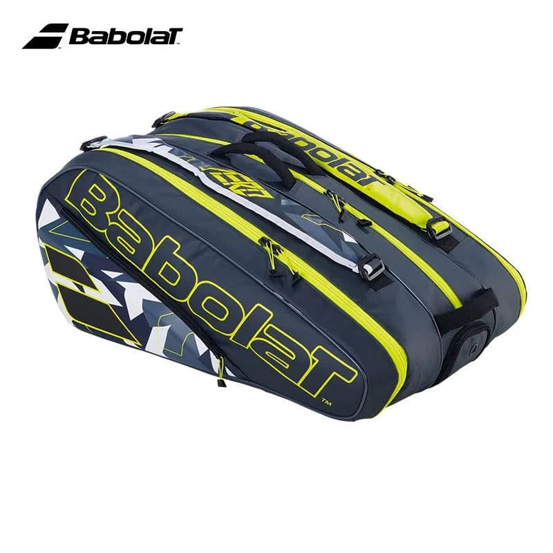 image-Purple Edition BABOLAT Pure Aero Rafa 6Pack Tennis Bag Nadal Court Tennis Racket Bag Durable Unisex Padel Squash Tenis Backpack