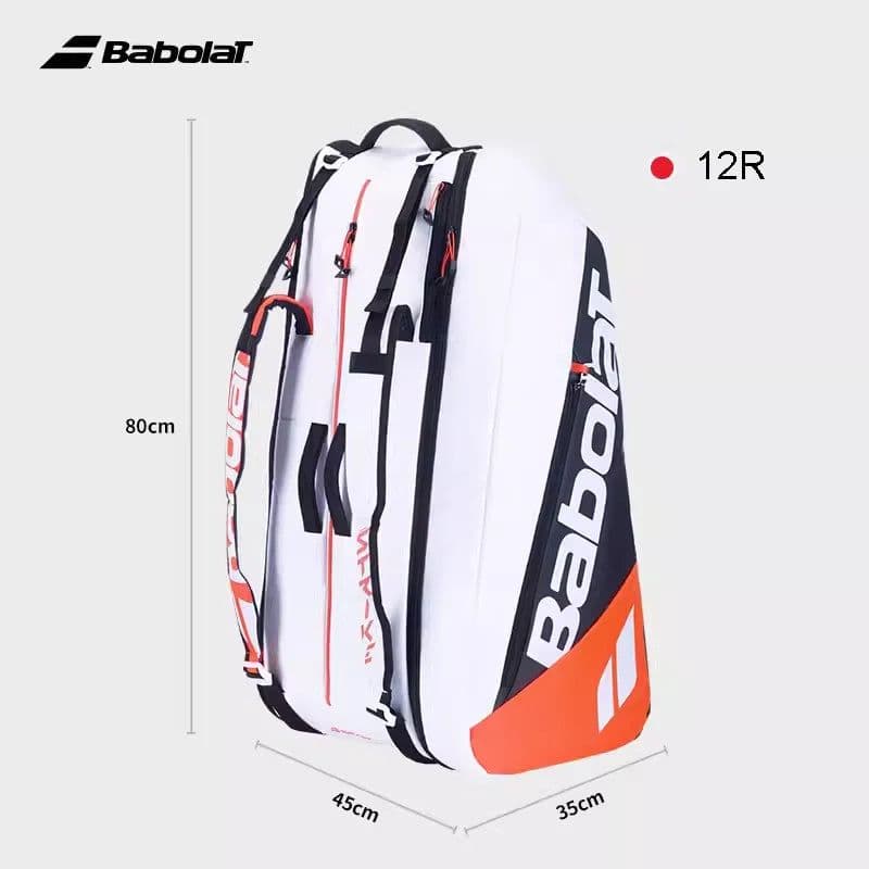 image-Purple Edition BABOLAT Pure Aero Rafa 6Pack Tennis Bag Nadal Court Tennis Racket Bag Durable Unisex Padel Squash Tenis Backpack