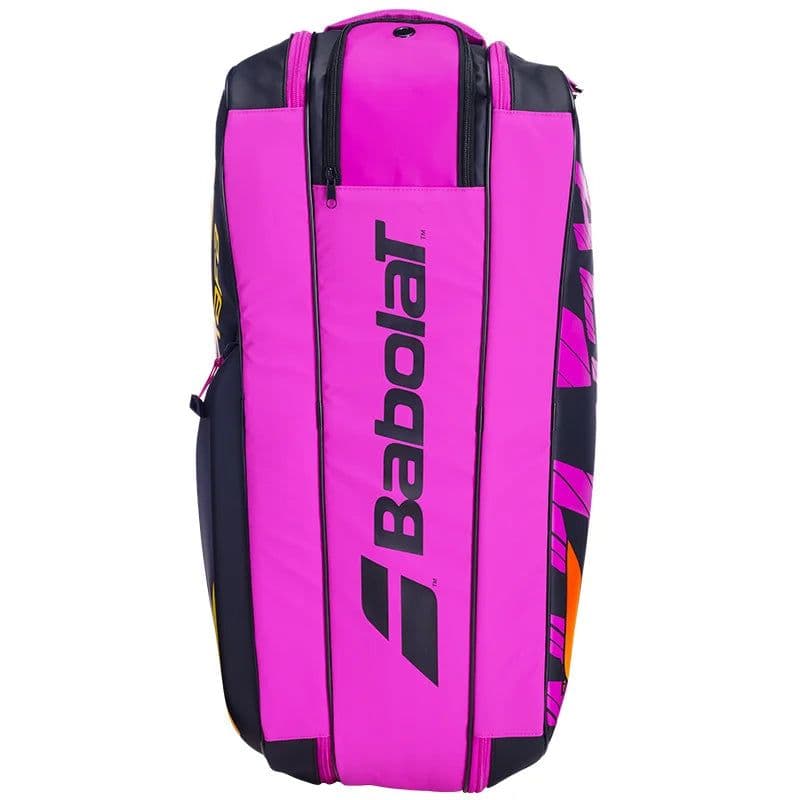 image-Purple Edition BABOLAT Pure Aero Rafa 6Pack Tennis Bag Nadal Court Tennis Racket Bag Durable Unisex Padel Squash Tenis Backpack