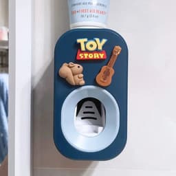 image-Automatic Kids Toothpaste Dispenser Toothpaste Squeezer for Children Household Cartoon Toothbrush Holder Bathroom Accessories