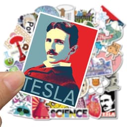 image-10/30/50PCS Science Lab Series Boy's Toys Stationery Books Personality Decorative Graffiti Stickers Children's Toys Wholesale