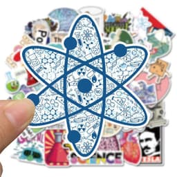 image-10/30/50PCS Science Lab Series Boy's Toys Stationery Books Personality Decorative Graffiti Stickers Children's Toys Wholesale