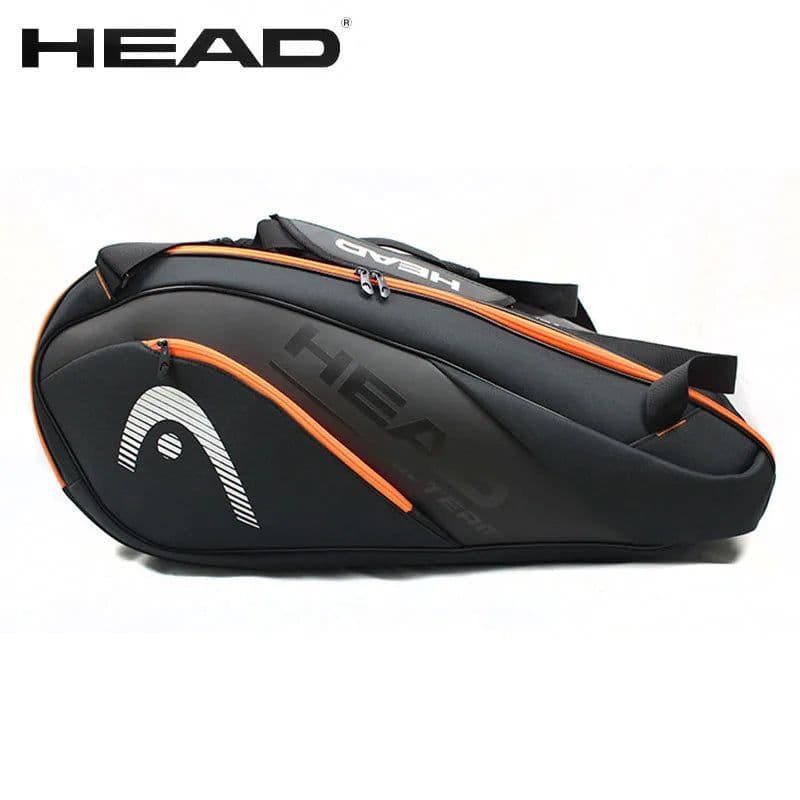 image-HEAD Tennis Racket Bag Sports Bag Large Capacity 6-9 Racquets Men Women Badminton Bag Tennis Racket Backpack Tenis Squash Padel