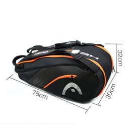 image-HEAD Tennis Racket Bag Sports Bag Large Capacity 6-9 Racquets Men Women Badminton Bag Tennis Racket Backpack Tenis Squash Padel