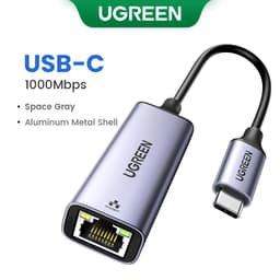 image-UGREEN USB Ethernet Adapter USB 3.0 Network Card to USB RJ45 Lan for PC Windows 10 Xiaomi Mi Box 3/S Nintend Switch Ethernet USB