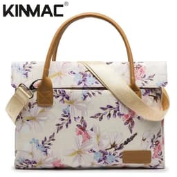 image-Waterproof Kinmac Brand Laptop Bag 13.3,14,15.4,15.6 Inch Shoulder Messenger Women Lady Case For MacBook Air Pro Notebook PC
