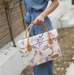 image-Waterproof Kinmac Brand Laptop Bag 13.3,14,15.4,15.6 Inch Shoulder Messenger Women Lady Case For MacBook Air Pro Notebook PC