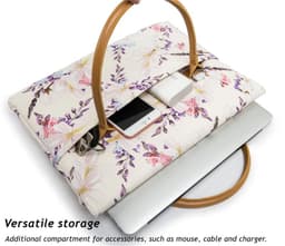 image-Waterproof Kinmac Brand Laptop Bag 13.3,14,15.4,15.6 Inch Shoulder Messenger Women Lady Case For MacBook Air Pro Notebook PC