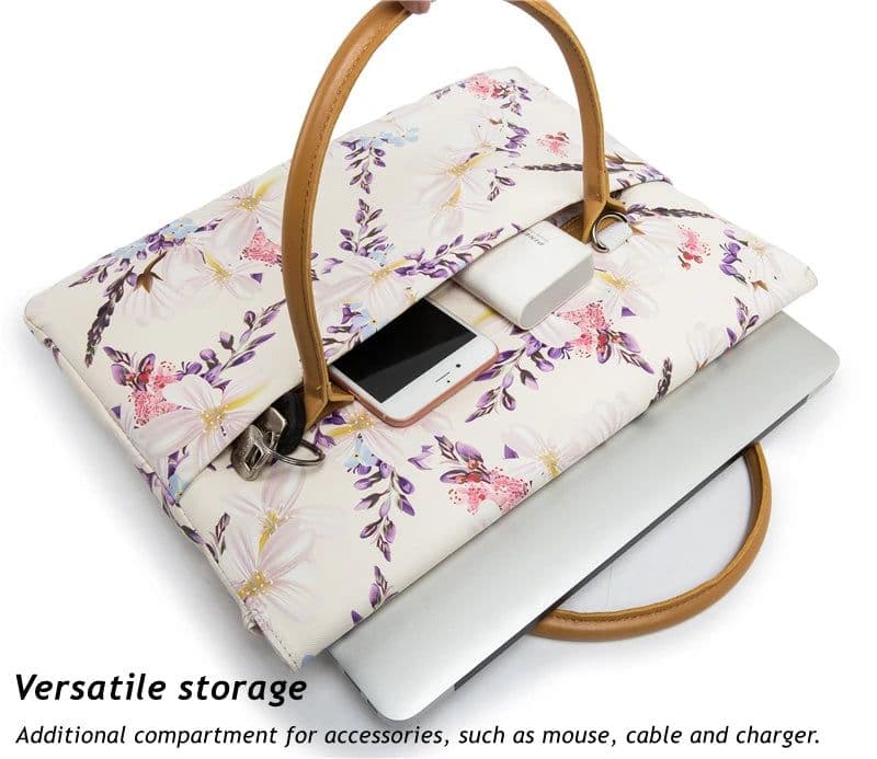 image-Waterproof Kinmac Brand Laptop Bag 13.3,14,15.4,15.6 Inch Shoulder Messenger Women Lady Case For MacBook Air Pro Notebook PC
