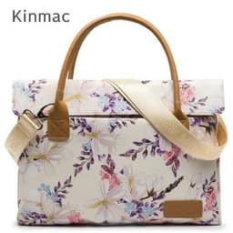 image-Waterproof Kinmac Brand Laptop Bag 13.3,14,15.4,15.6 Inch Shoulder Messenger Women Lady Case For MacBook Air Pro Notebook PC