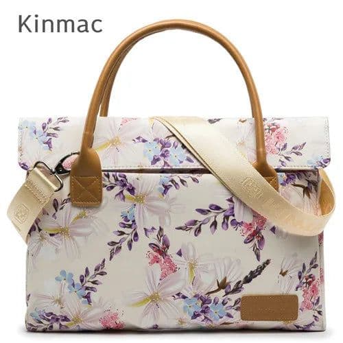 image-Waterproof Kinmac Brand Laptop Bag 13.3,14,15.4,15.6 Inch Shoulder Messenger Women Lady Case For MacBook Air Pro Notebook PC