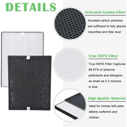 image-FY1413/40 Active Carbon&FY1410/40 Hepa Replacement Filter For Air Purifier Serie,Replace AC1214/1215/1217 AC2729