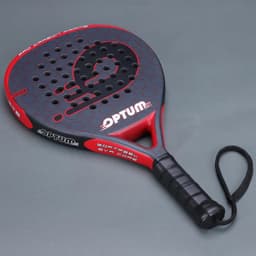 image-OPTUM ELITE Carbon Fiber Tennis Padel Racket Pop Tennis Paddle Raquete Padel Shovel Padel Pala with Cover Bag